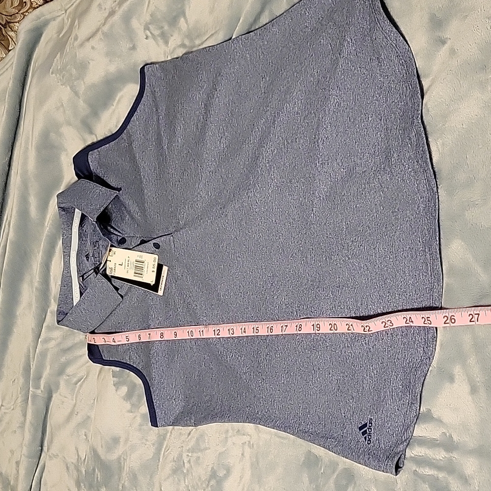 Adidas golf sleeveless polo